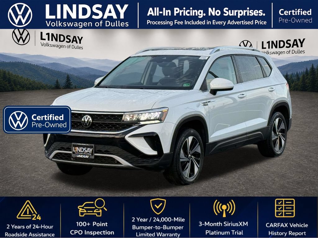 Used 2023 Volkswagen Taos SE w/ Panoramic Sunroof Package AWD/4WD image 4