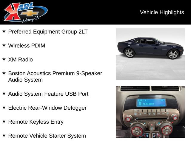 Used 2011 Chevrolet Camaro LT RWD image 2