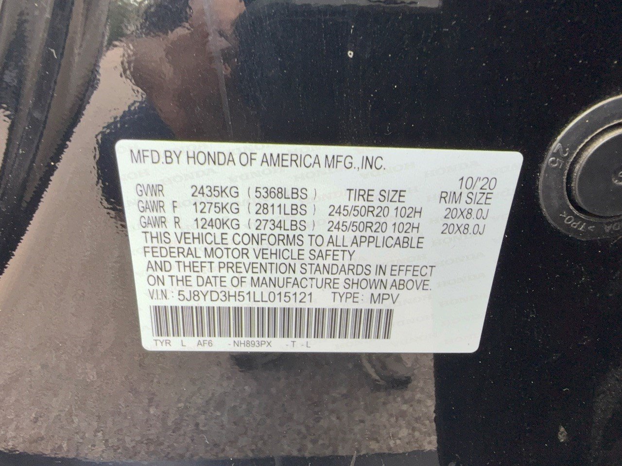 Used 2020 Acura MDX w/ Technology Package FWD image 31
