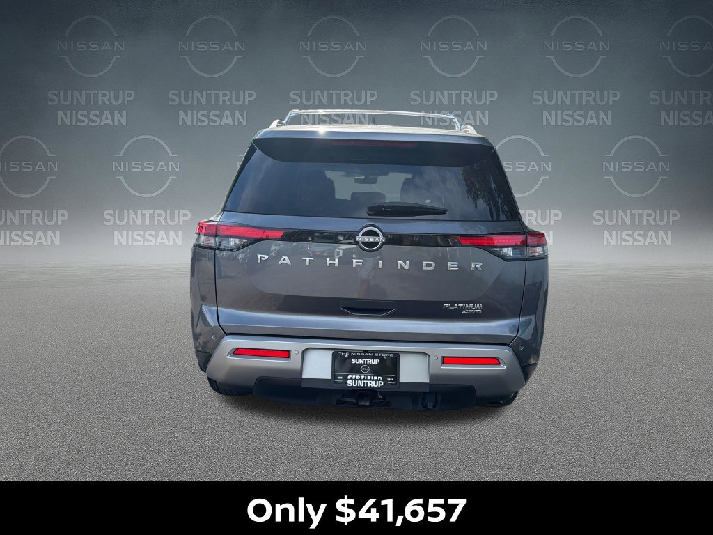 Certified 2025 Nissan Pathfinder Platinum w/ Cargo Package AWD/4WD image 4