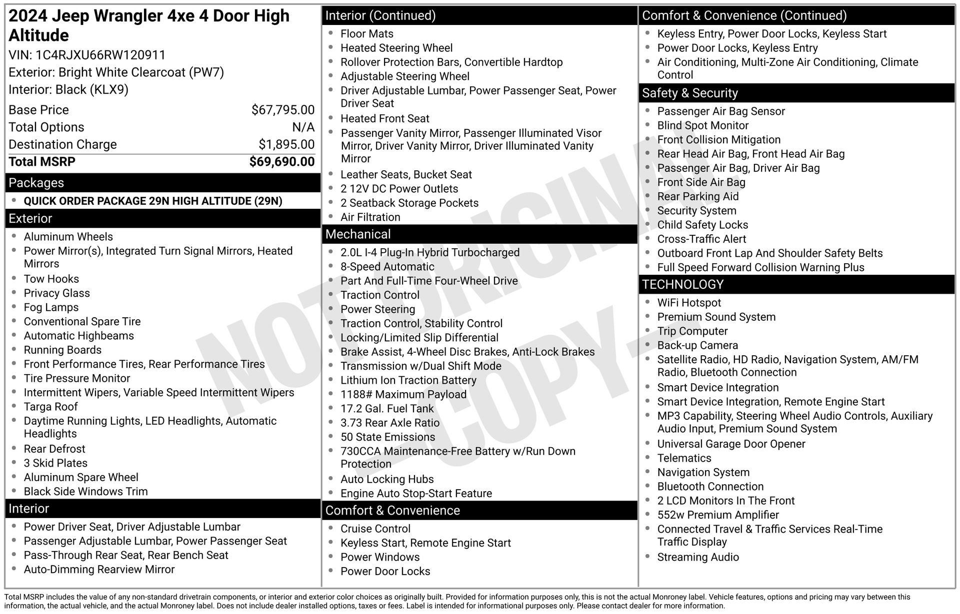 Used 2024 Jeep Wrangler High Altitude AWD/4WD image 3