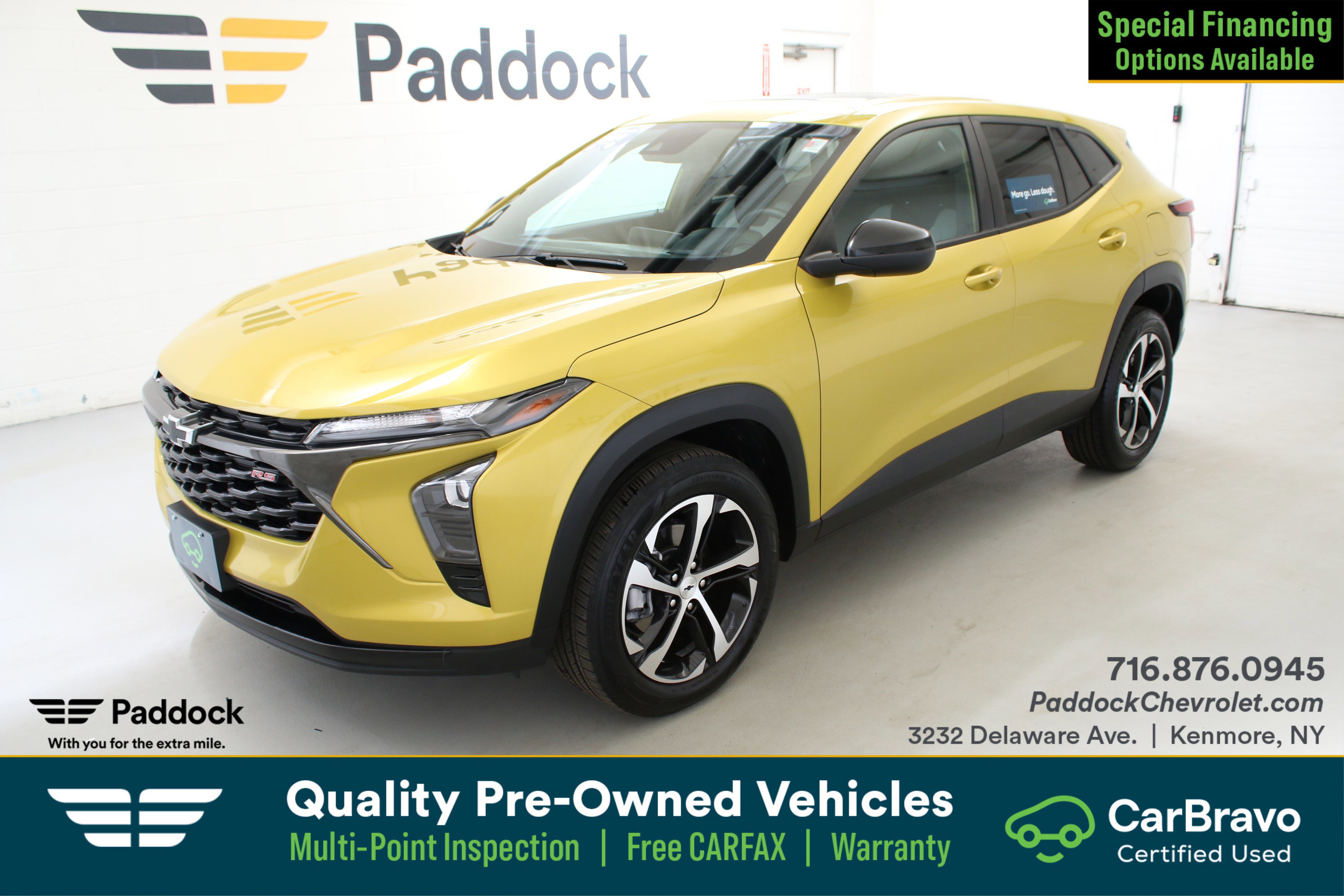 Certified 2024 Chevrolet Trax RS w/ Sunroof Package FWD image 1