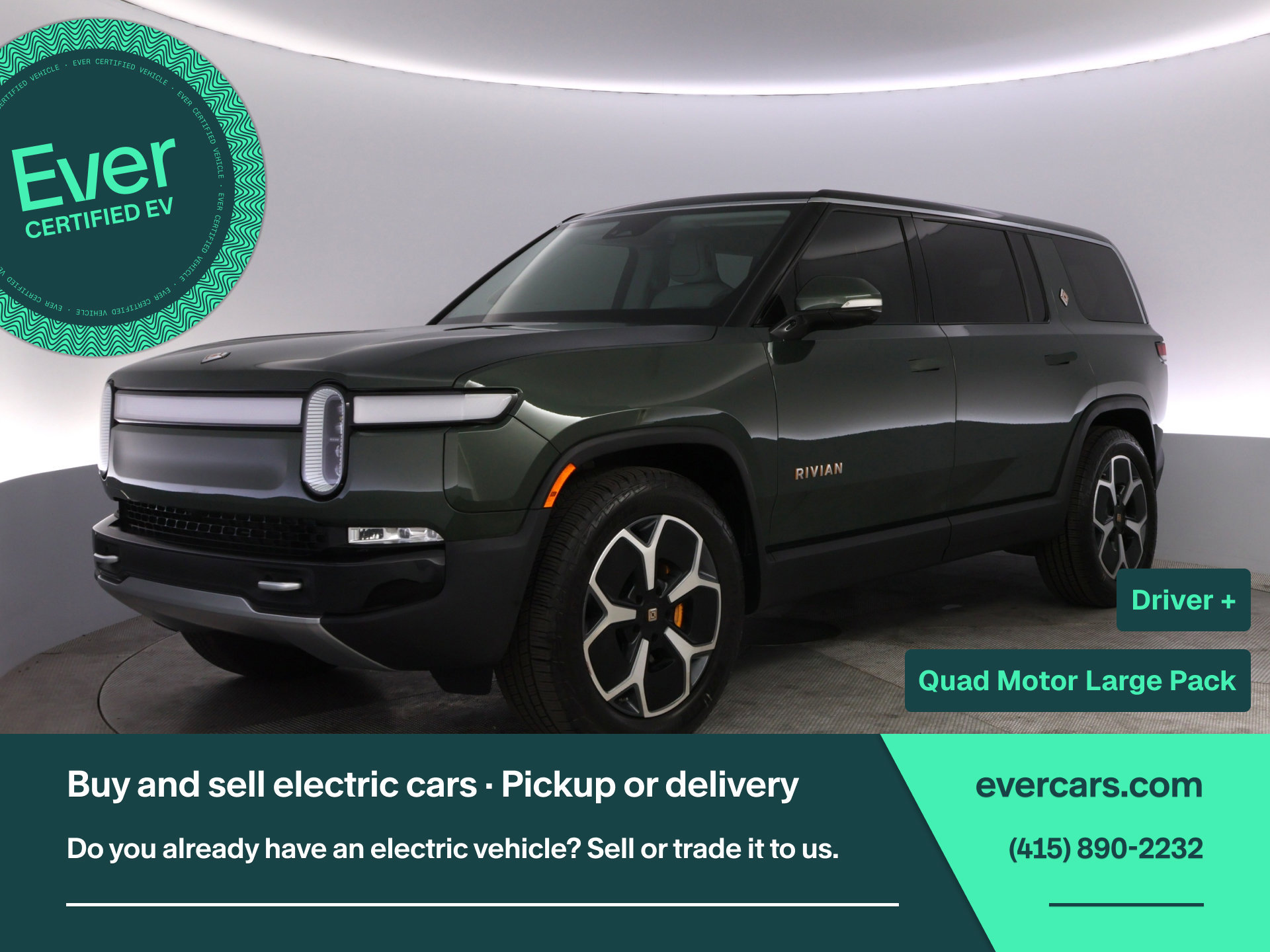 Used 2023 Rivian R1S Adventure Quad