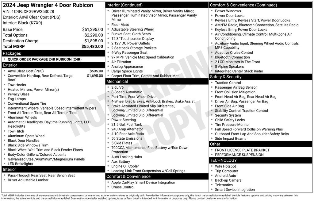 Used 2024 Jeep Wrangler Unlimited Rubicon image 6