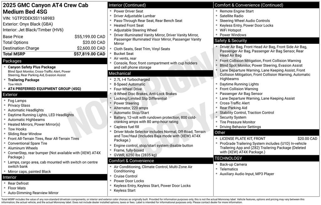 Used 2025 GMC Canyon AT4 image 9