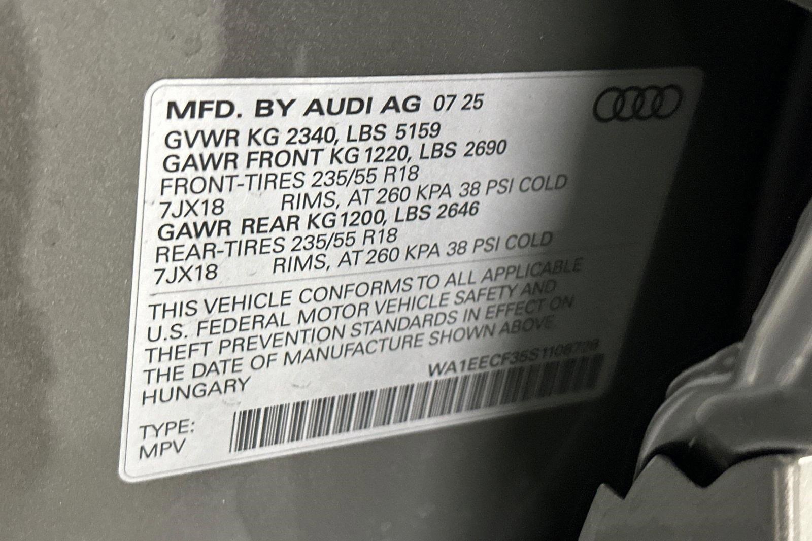 Used 2025 Audi Q3 2.0T Premium Plus w/ Premium Plus Package image 21