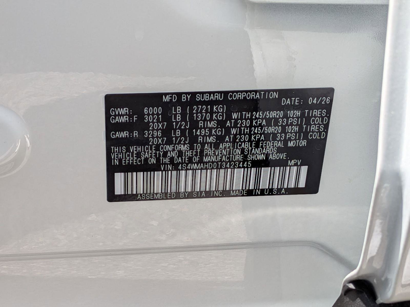 New 2026 Subaru Ascent Limited Bronze AWD/4WD image 40