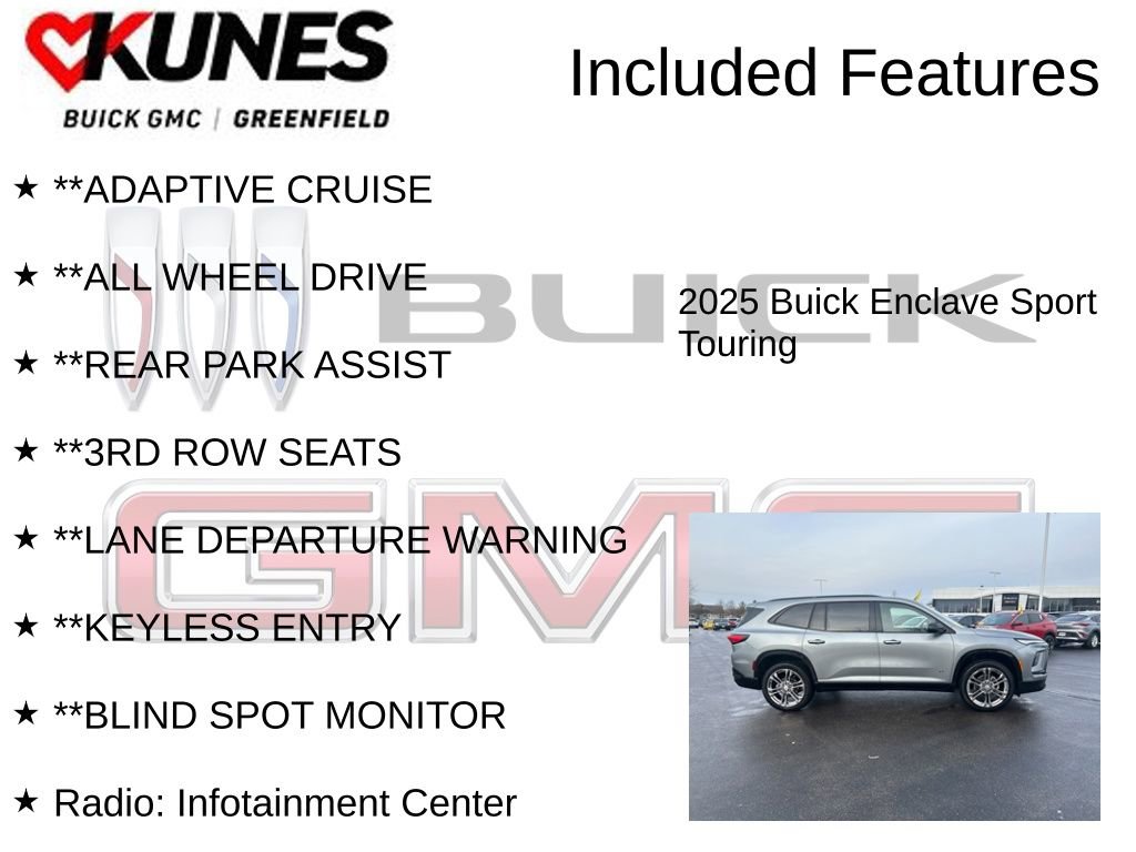 New 2025 Buick Enclave Sport Touring w/ Power Package image 4