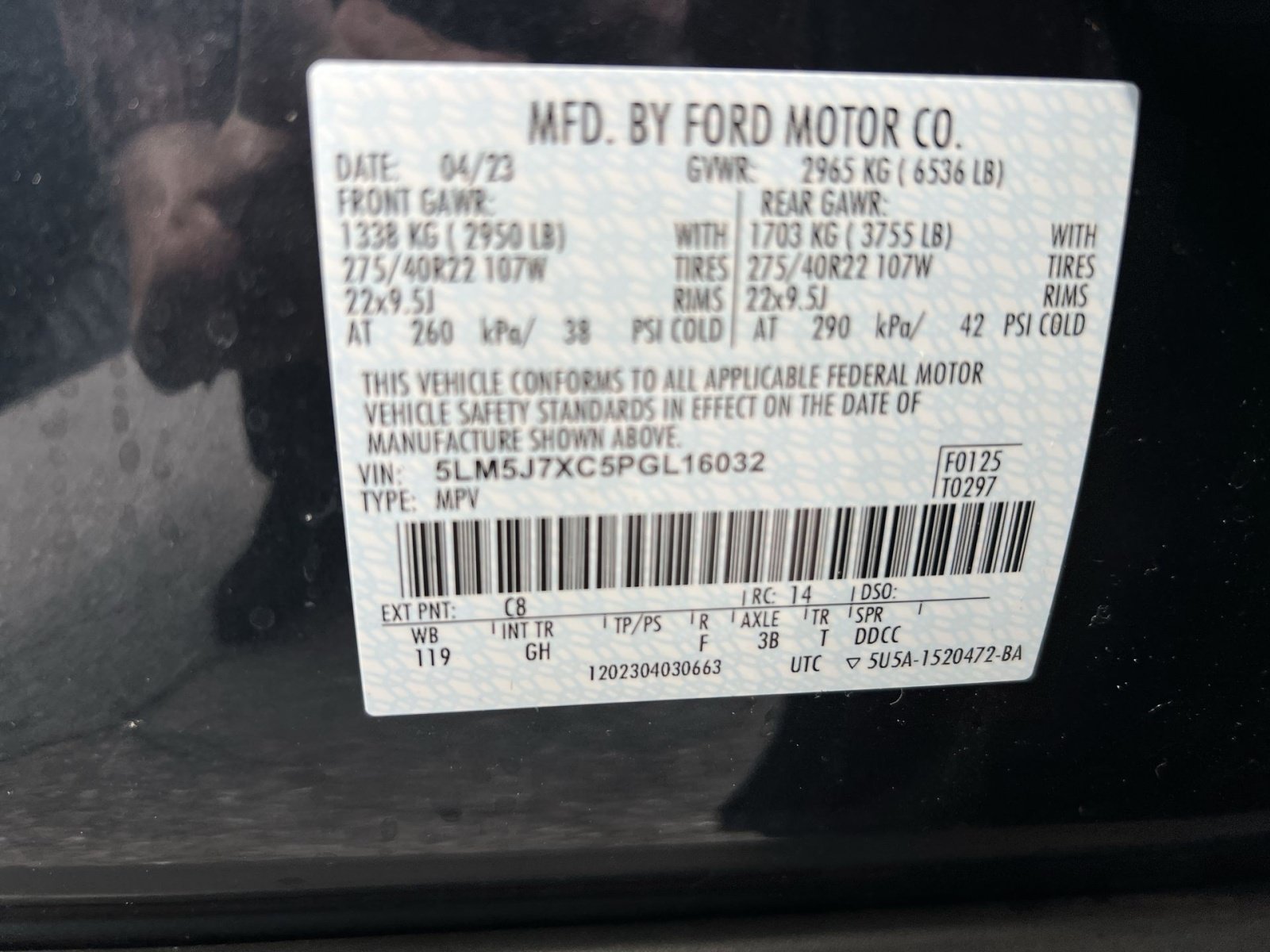 Used 2023 Lincoln Aviator Reserve w/ Equipment Group 201A AWD/4WD image 29