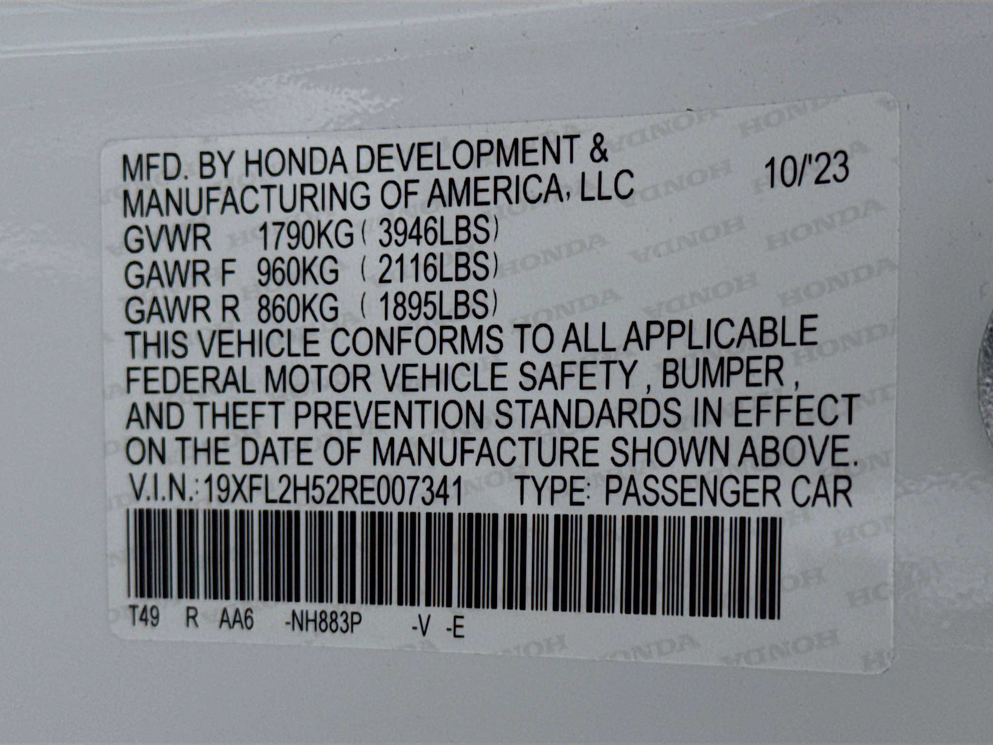 Certified 2024 Honda Civic LX image 29