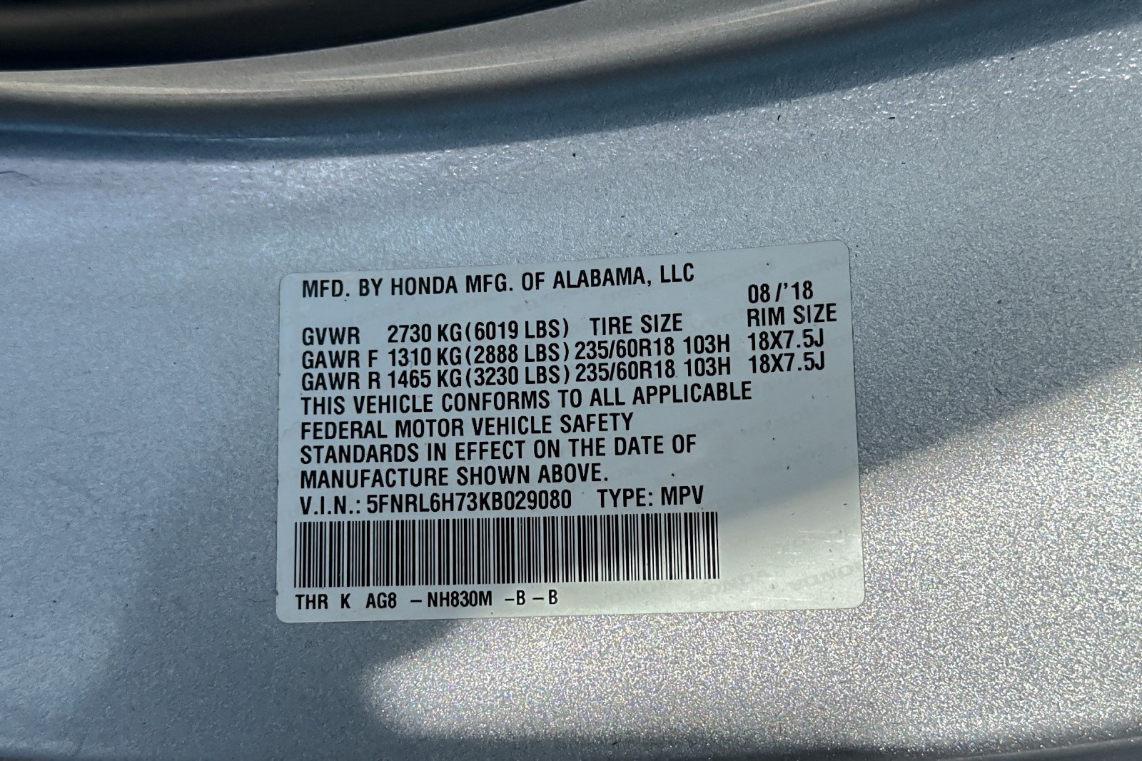 Used 2019 Honda Odyssey EX-L image 28