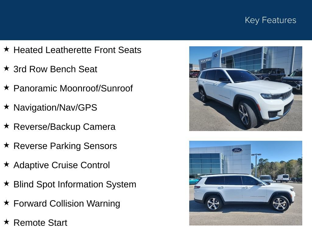 Used 2024 Jeep Grand Cherokee L Limited w/ Trailer Tow Package image 13