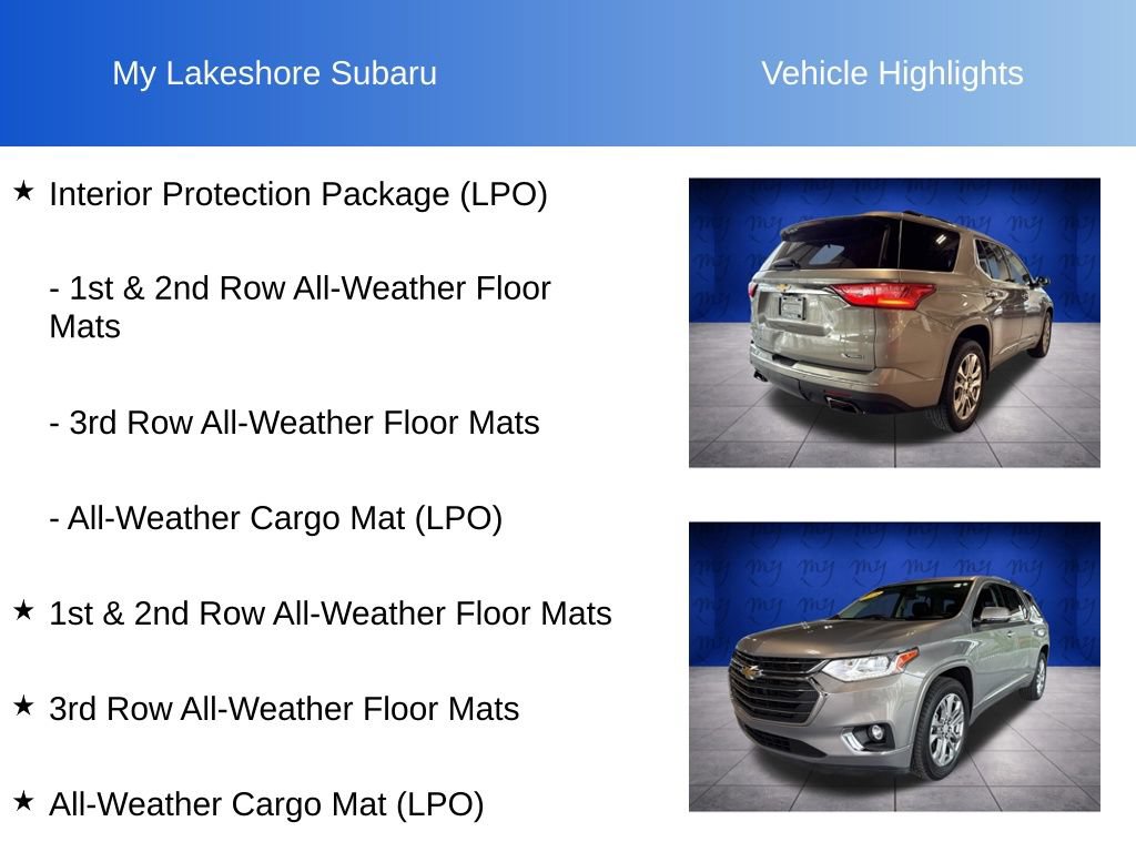Used 2018 Chevrolet Traverse Premier AWD/4WD image 11