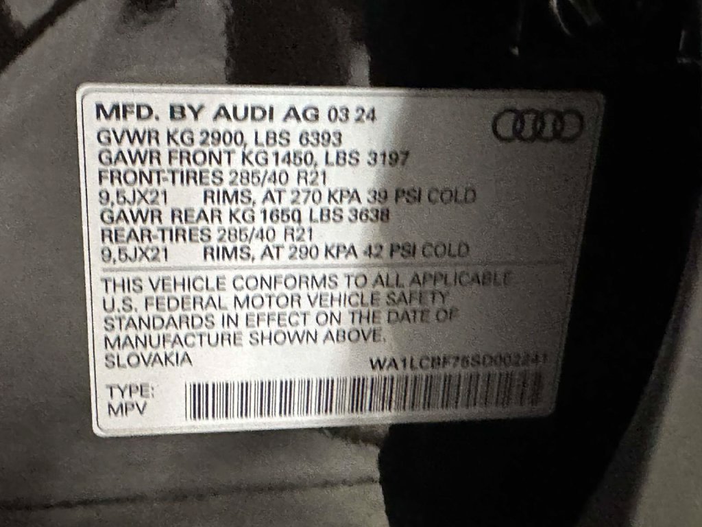 Used 2025 Audi Q7 2.0T Premium Plus w/ Premium Plus Package AWD/4WD image 37