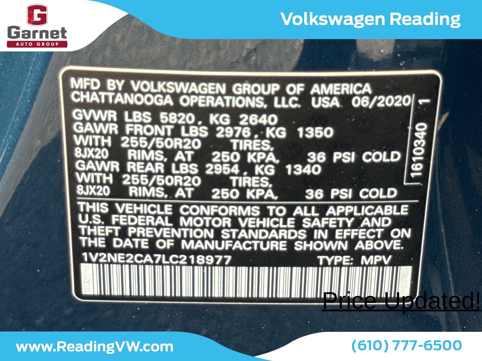 Used 2020 Volkswagen Atlas Cross Sport SEL Premium AWD/4WD image 43