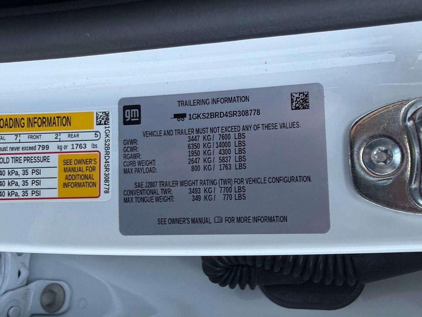Used 2025 GMC Yukon Elevation AWD/4WD image 20