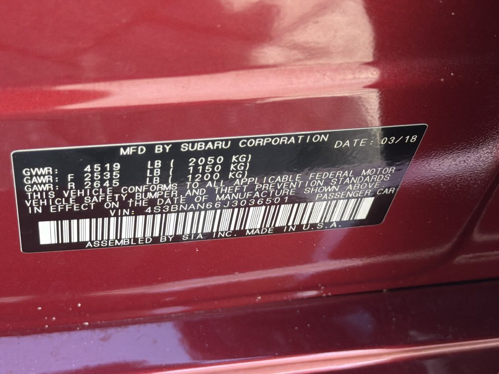 Used 2018 Subaru Legacy 2.5i Limited AWD/4WD image 32