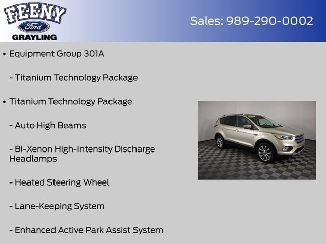 Used 2017 Ford Escape Titanium w/ Equipment Group 301A image 8