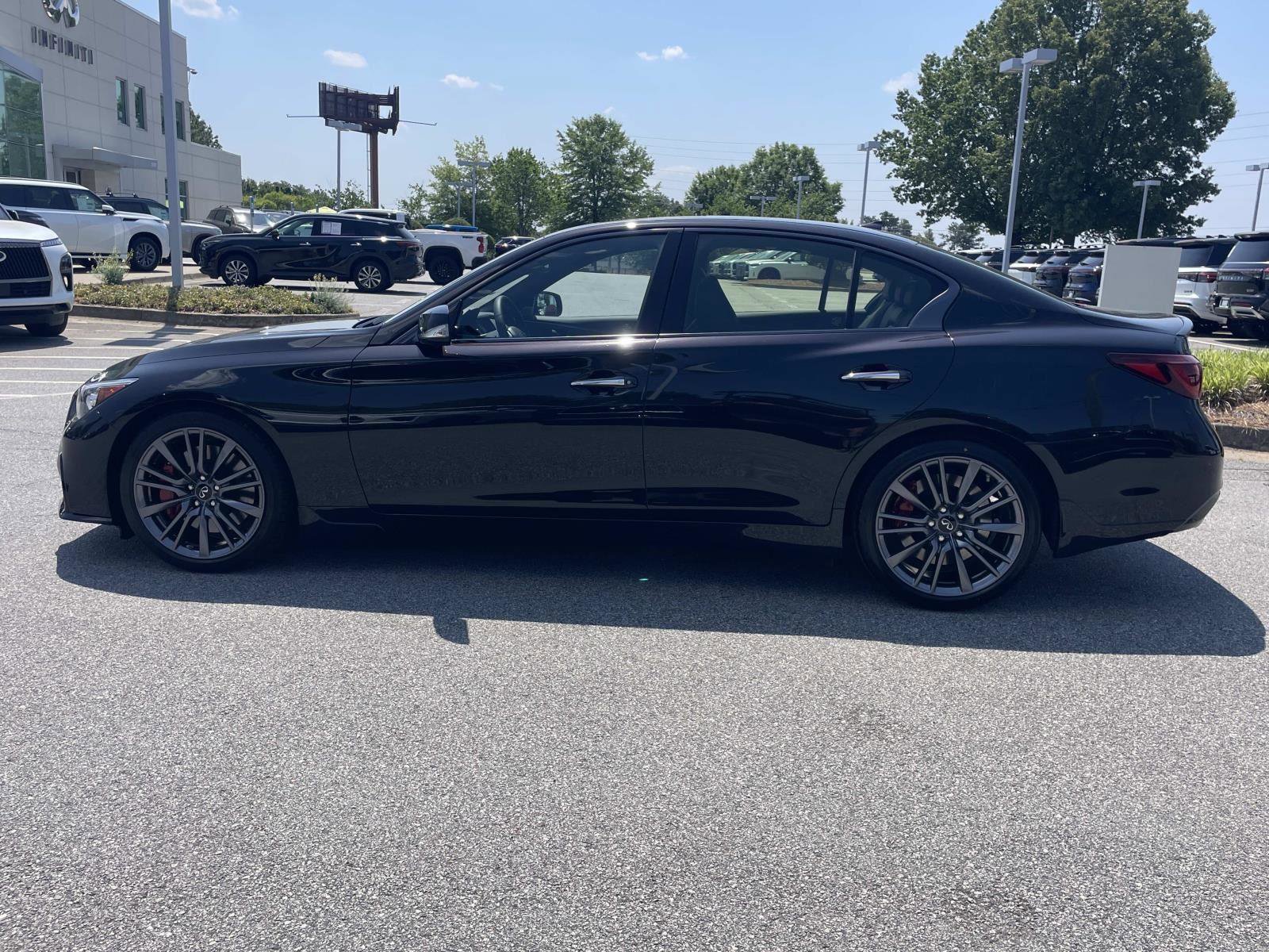 Certified 2023 INFINITI Q50 Red Sport 400 w/ Black Opal Edition RWD image 2
