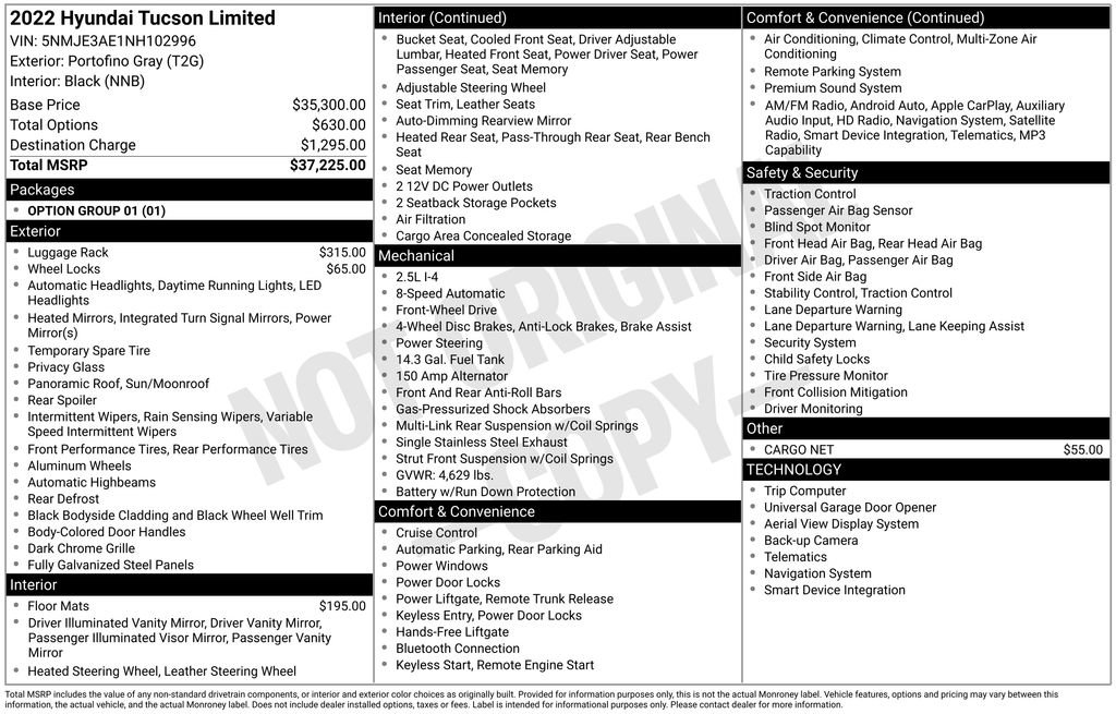 Used 2022 Hyundai Tucson Limited FWD image 31