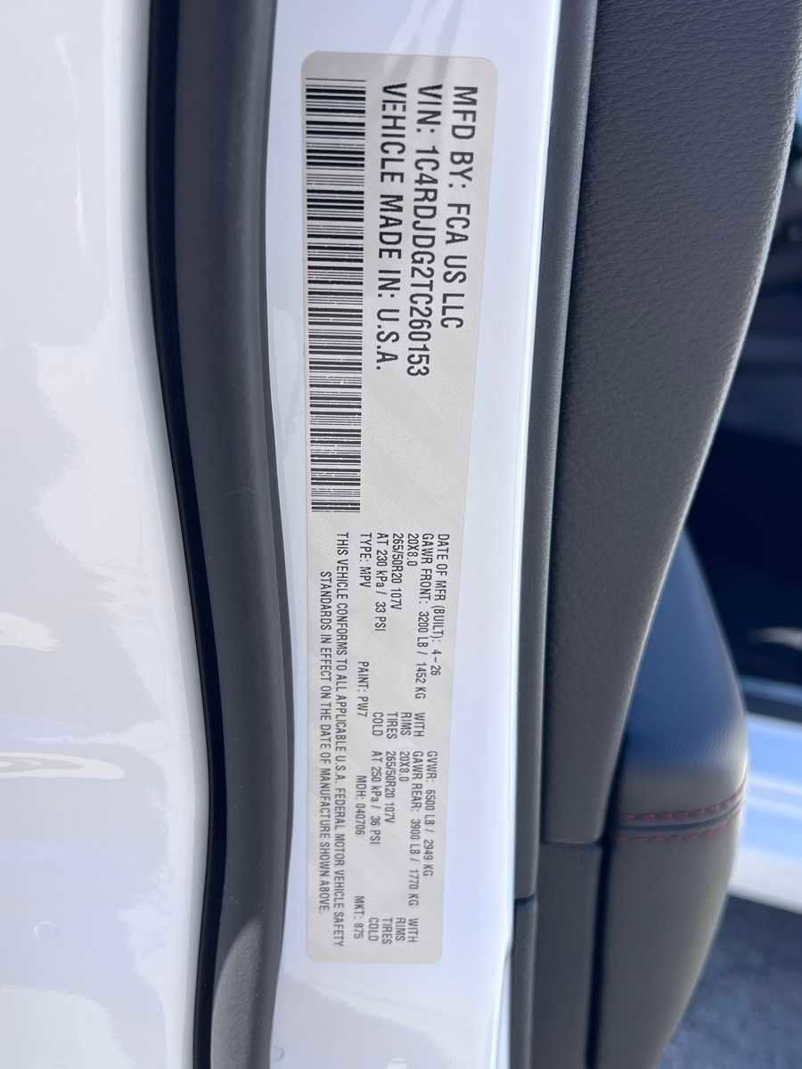 New 2026 Dodge Durango GT AWD/4WD image 38