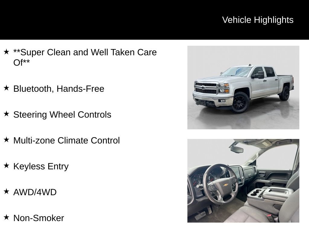 Used 2015 Chevrolet Silverado 1500 LT AWD/4WD image 5