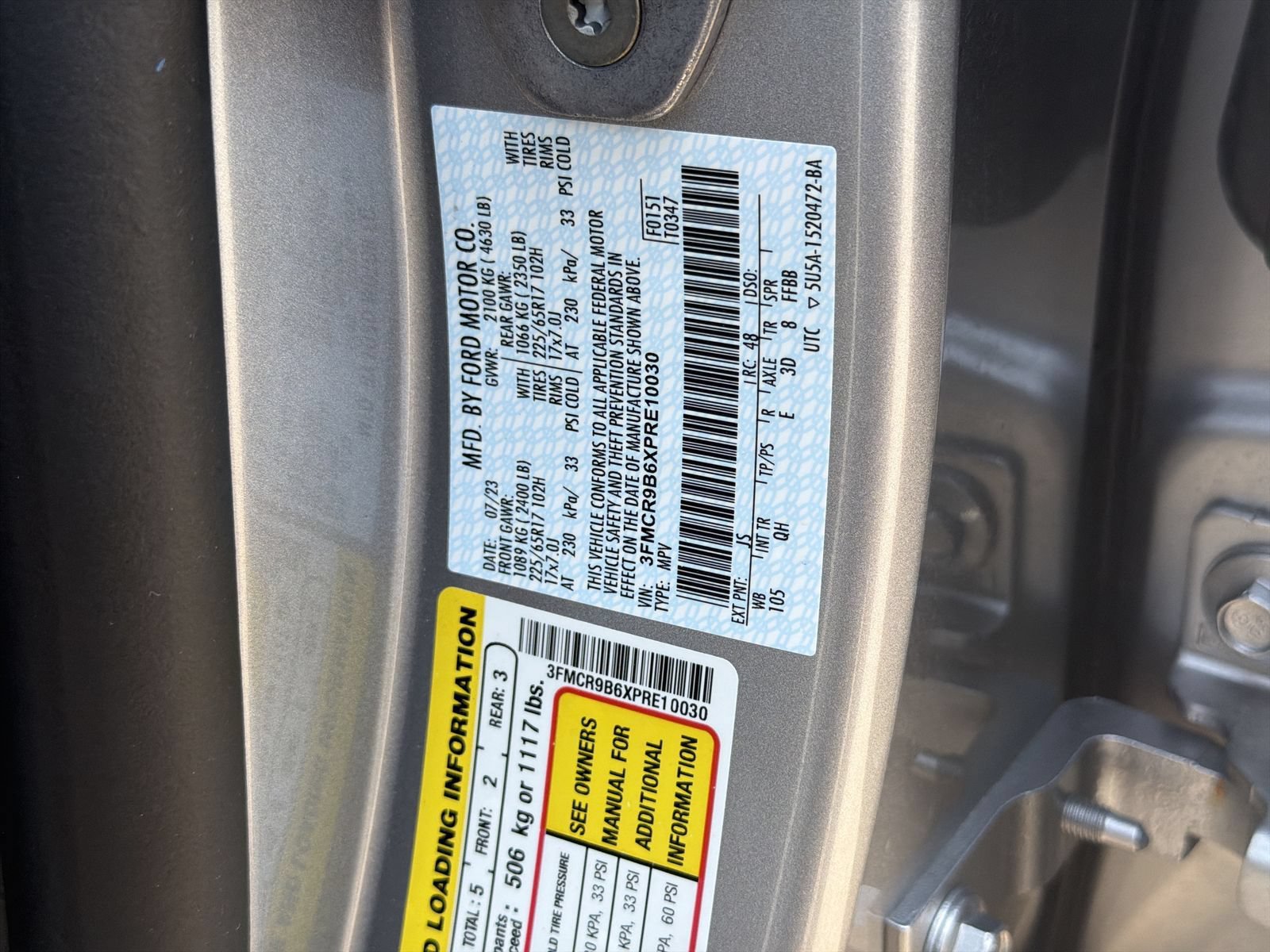 Used 2023 Ford Bronco Sport Big Bend w/ Convenience Package AWD/4WD image 37