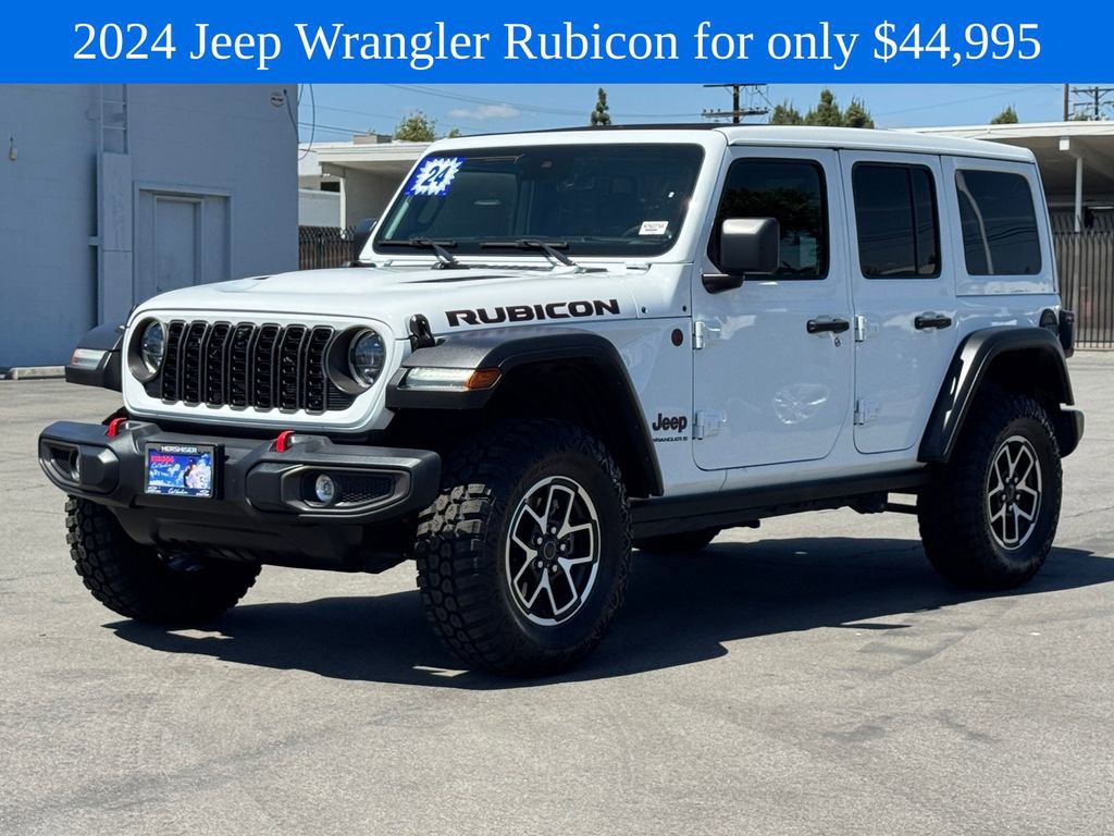 Used 2024 Jeep Wrangler Unlimited Rubicon w/ Technology Group AWD/4WD image 3