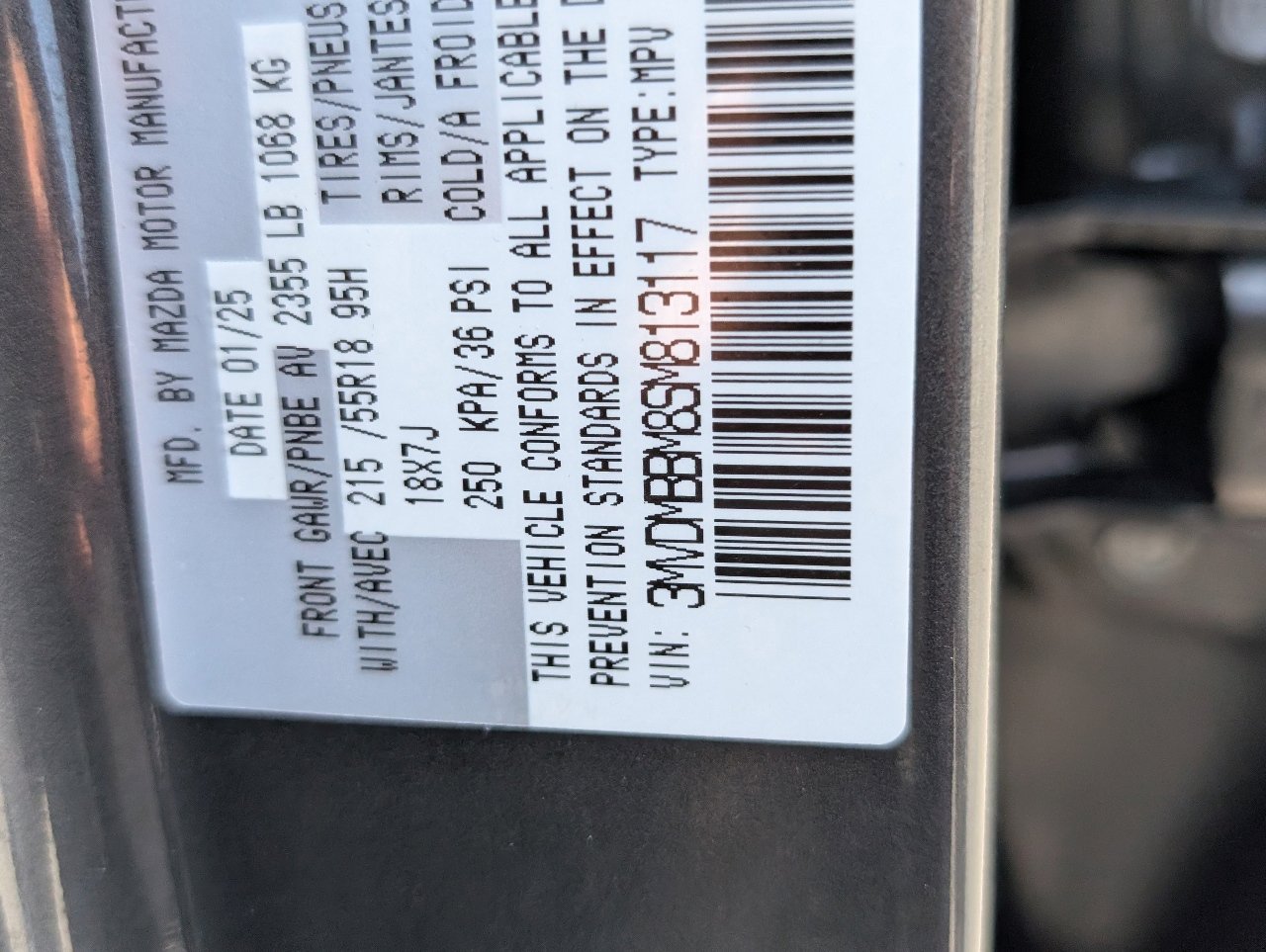 Used 2025 MAZDA CX-30 AWD 2.5 S w/ Select Sport Pkg image 22