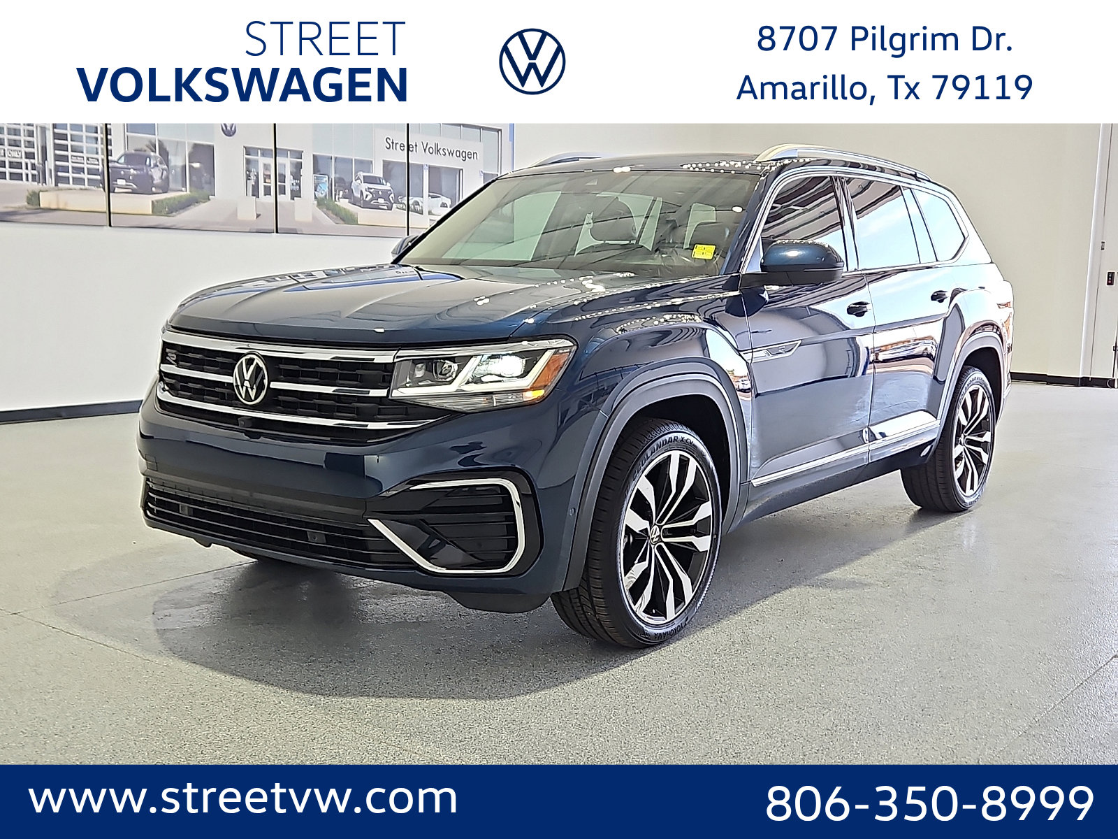 Certified 2022 Volkswagen Atlas SEL Premium image 1