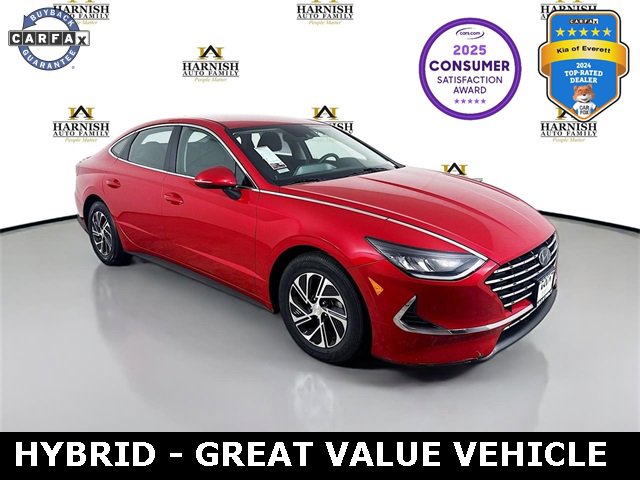 Used 2021 Hyundai Sonata Blue image 1