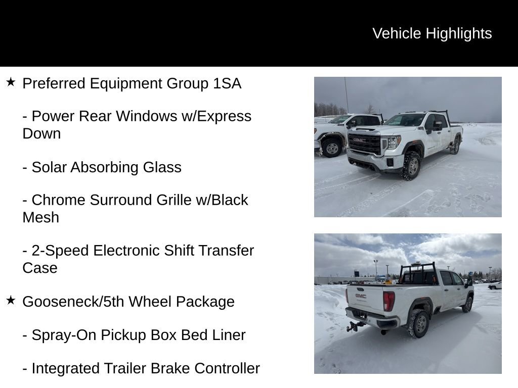 Used 2023 GMC Sierra 2500 Pro w/ Gooseneck/5TH Wheel Package image 4