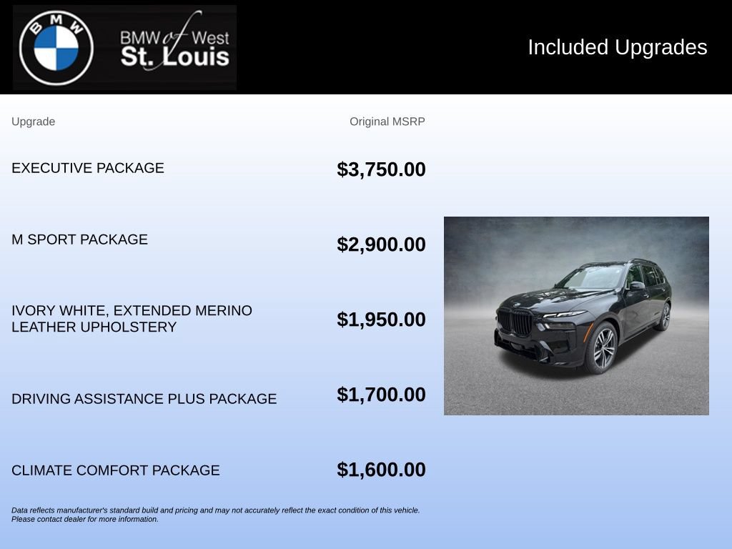 New 2027 BMW X7 xDrive40i w/ Executive Package AWD/4WD image 17