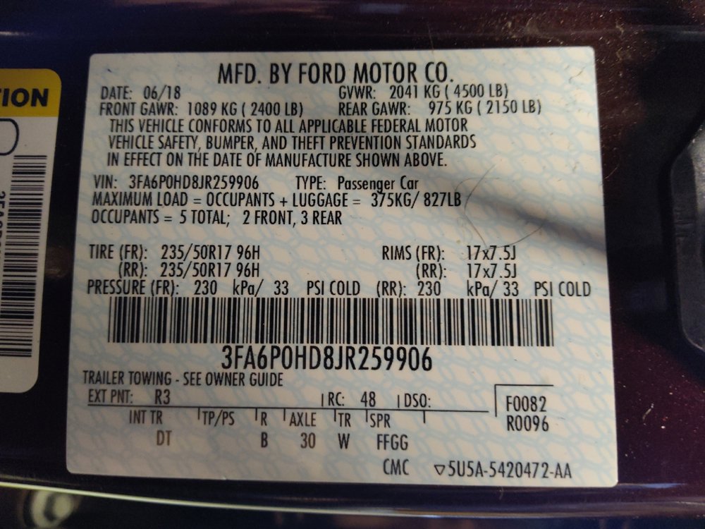 Used 2018 Ford Fusion SE w/ Fusion SE Technology Package image 33