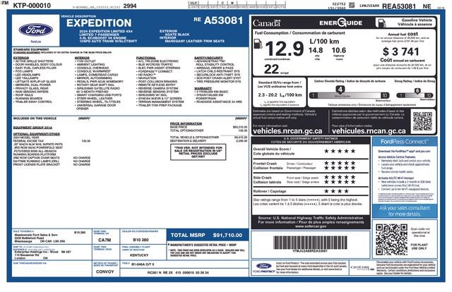 Used 2024 Ford Expedition Limited AWD/4WD image 6