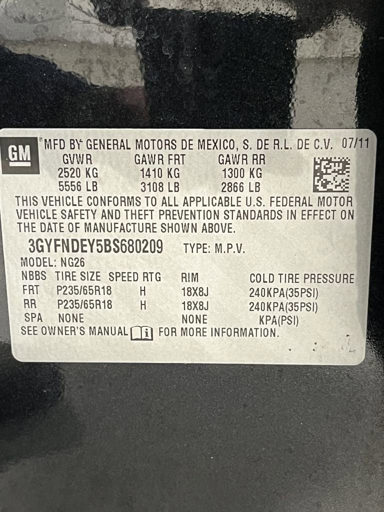 Used 2011 Cadillac SRX Luxury image 10