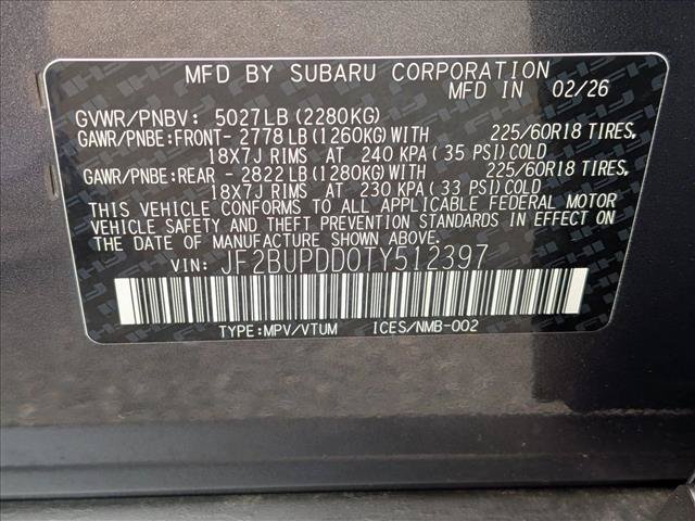 New 2026 Subaru Outback Limited AWD/4WD image 19