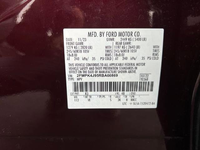 Certified 2024 Ford Edge SEL w/ Convenience Package image 31