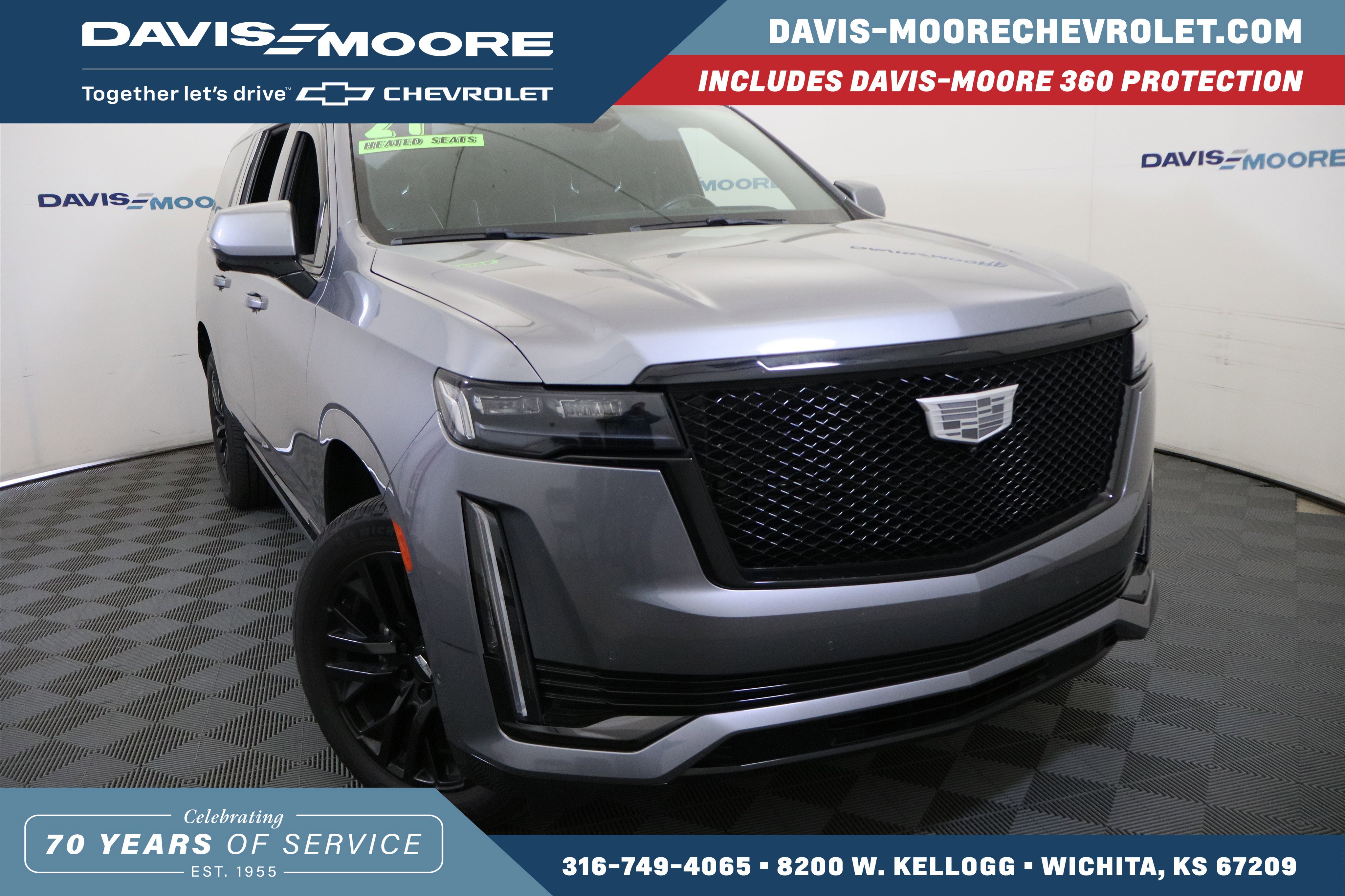 Used 2021 Cadillac Escalade ESV Sport w/ Driver Assist Tech Package AWD/4WD image 1