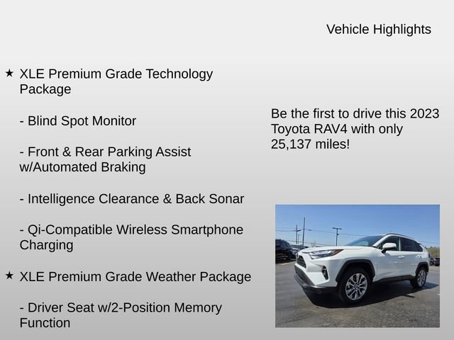 Used 2023 Toyota RAV4 XLE Premium AWD/4WD image 7