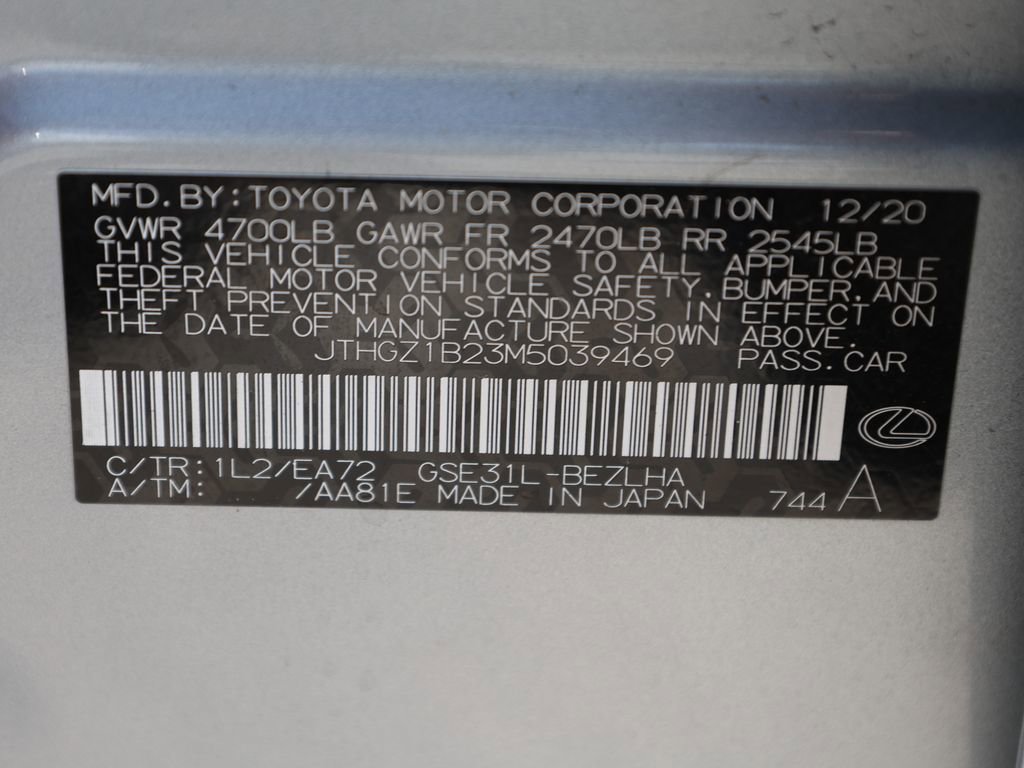 Used 2021 Lexus IS 350 F Sport w/ Accessory Package RWD image 43