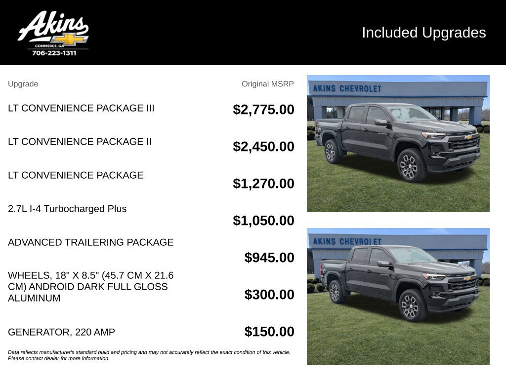 Used 2023 Chevrolet Colorado LT w/ LT Convenience Package III AWD/4WD image 5