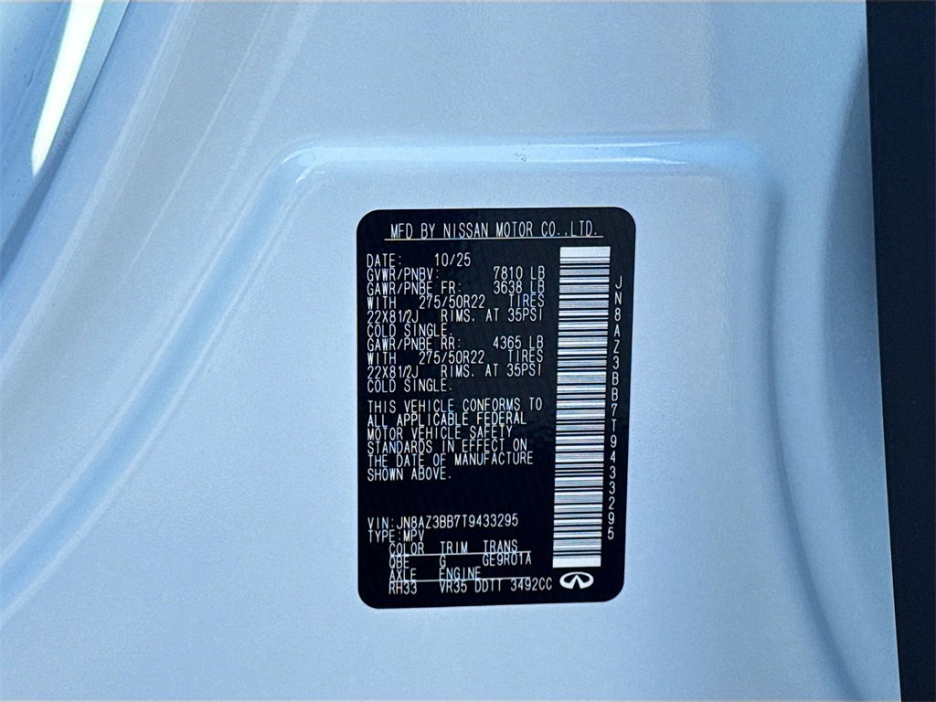 New 2026 INFINITI QX80 Luxe w/ Exterior Package image 35