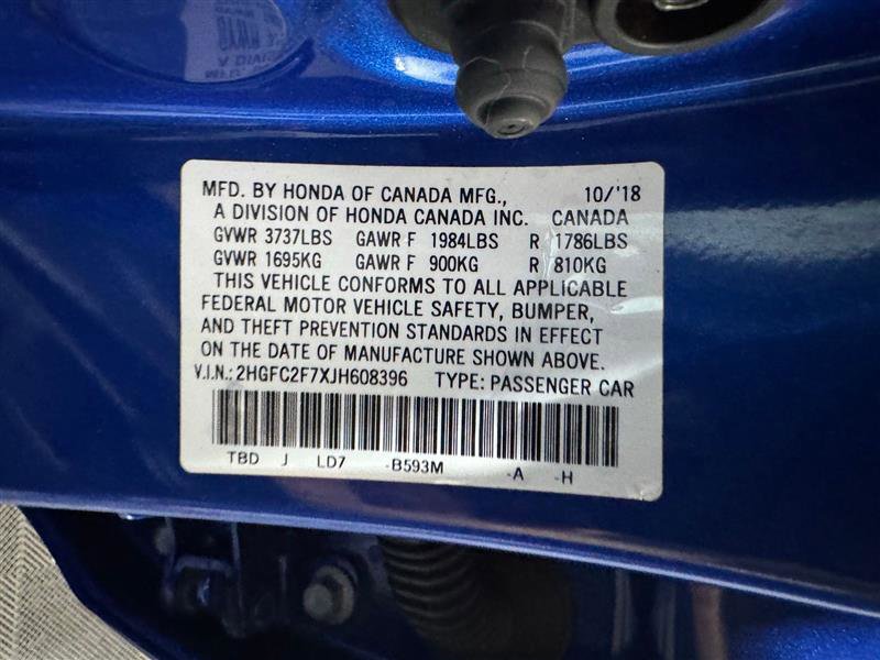 Used 2018 Honda Civic EX image 28