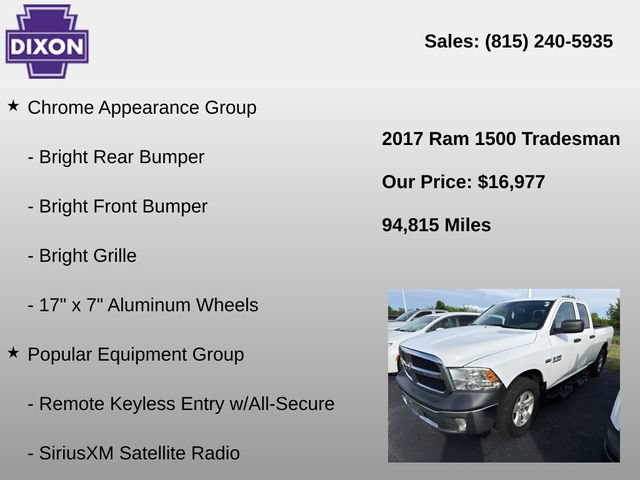 Used 2017 RAM 1500 ST w/ SXT Appearance Group AWD/4WD image 4