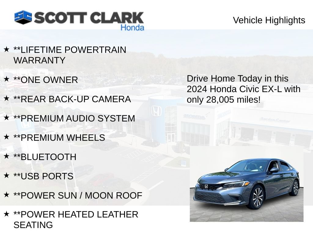 Used 2024 Honda Civic EX-L image 11