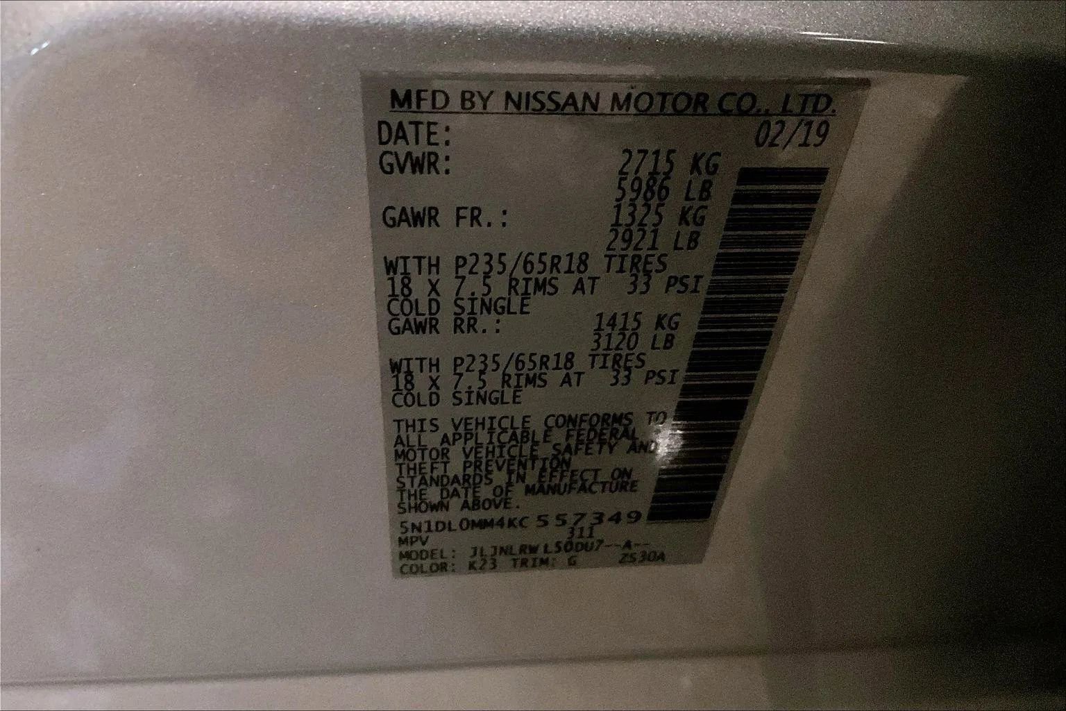 Used 2019 INFINITI QX60 Luxe image 34