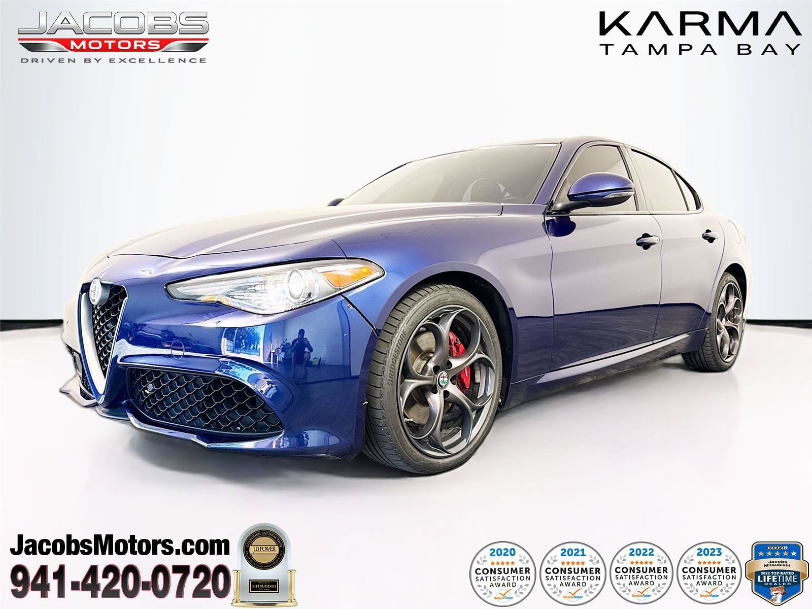 Used 2017 Alfa Romeo Giulia Ti w/ TI 19" Sport Package AWD/4WD image 1