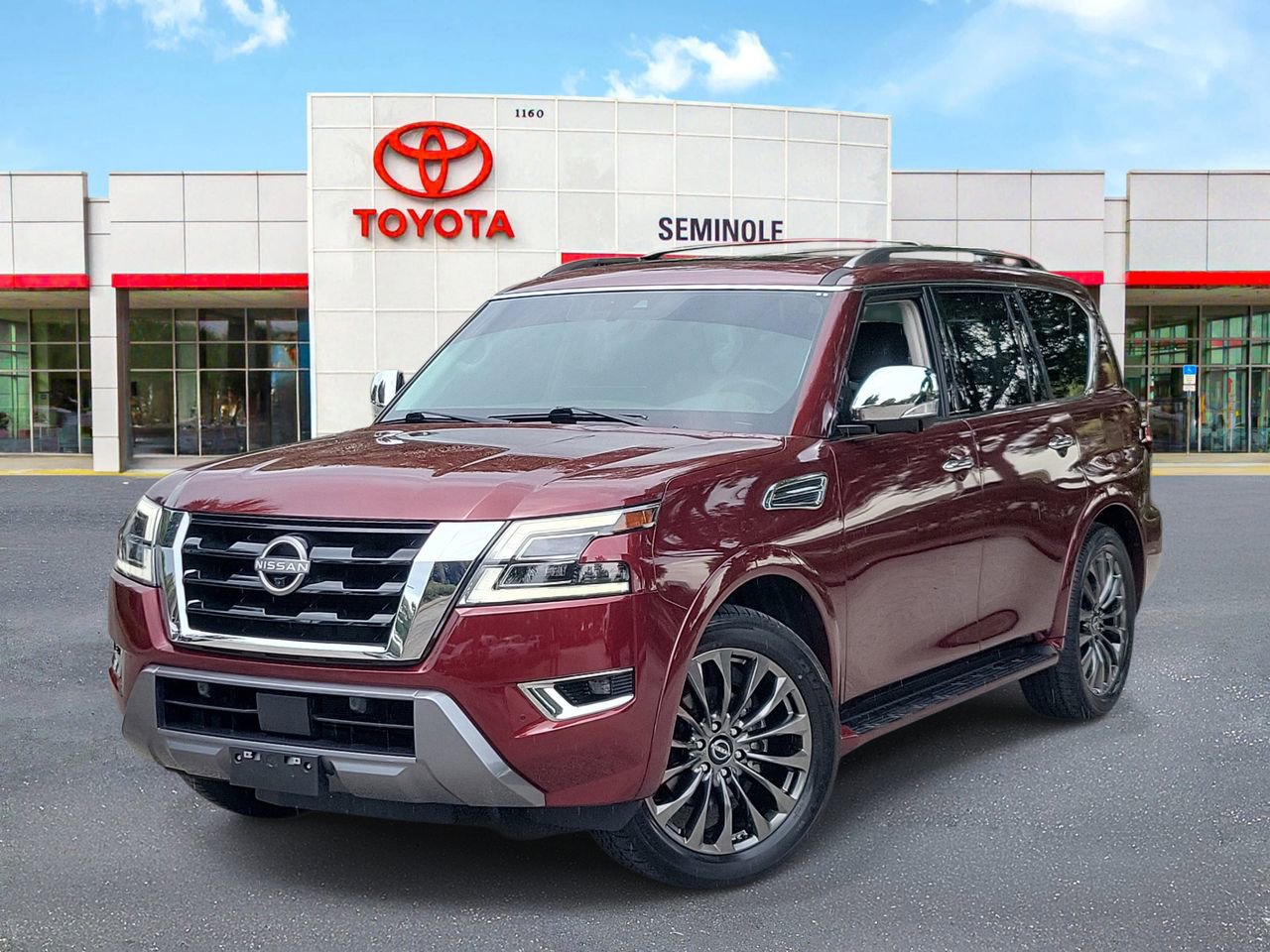 Used 2023 Nissan Armada Platinum w/ Captain's Chairs Package
