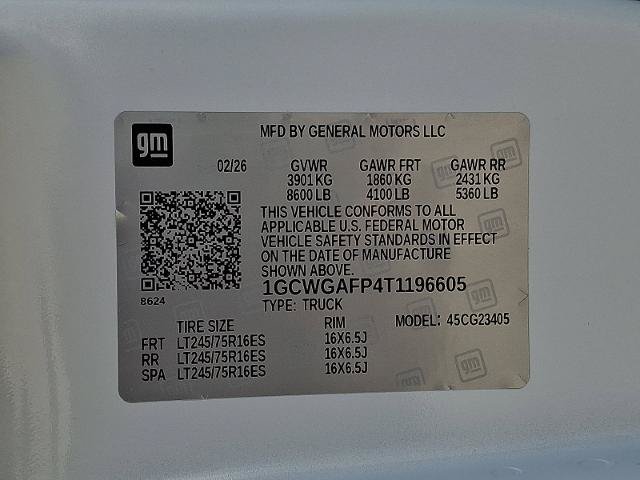 New 2026 Chevrolet Express 2500 w/ Driver Convenience Package RWD image 10
